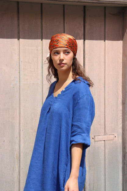 Robe courte lin Aglae ROYAL