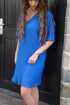Robe courte plissée Rahma ROYAL