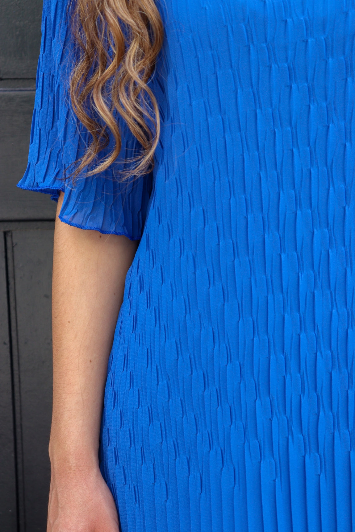 Robe courte plissée Rahma ROYAL