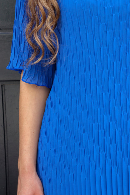 Robe courte plissée Rahma ROYAL