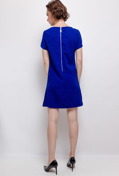 Robe courte poches boutons ROYAL