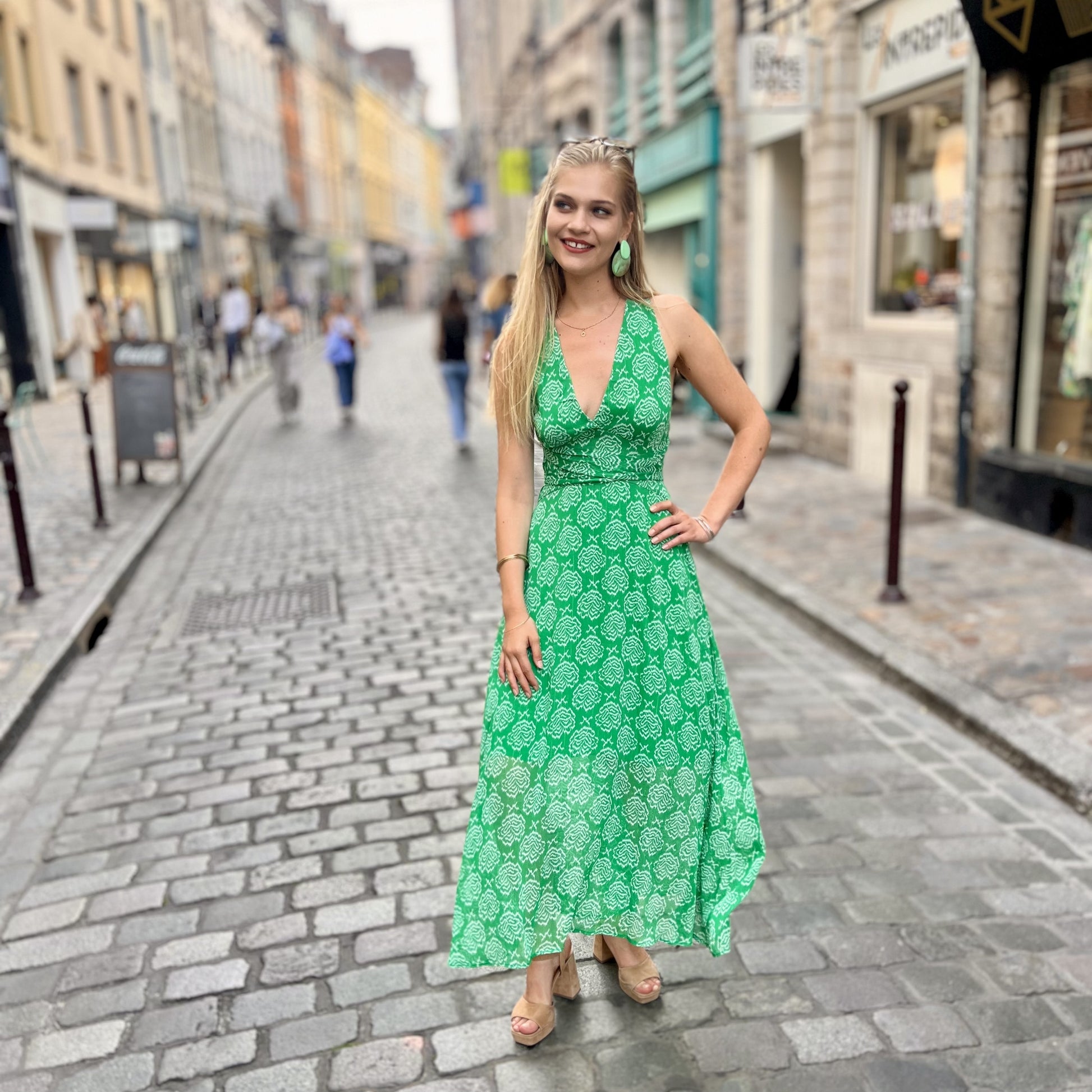 Robe longue dos nu GUCCI