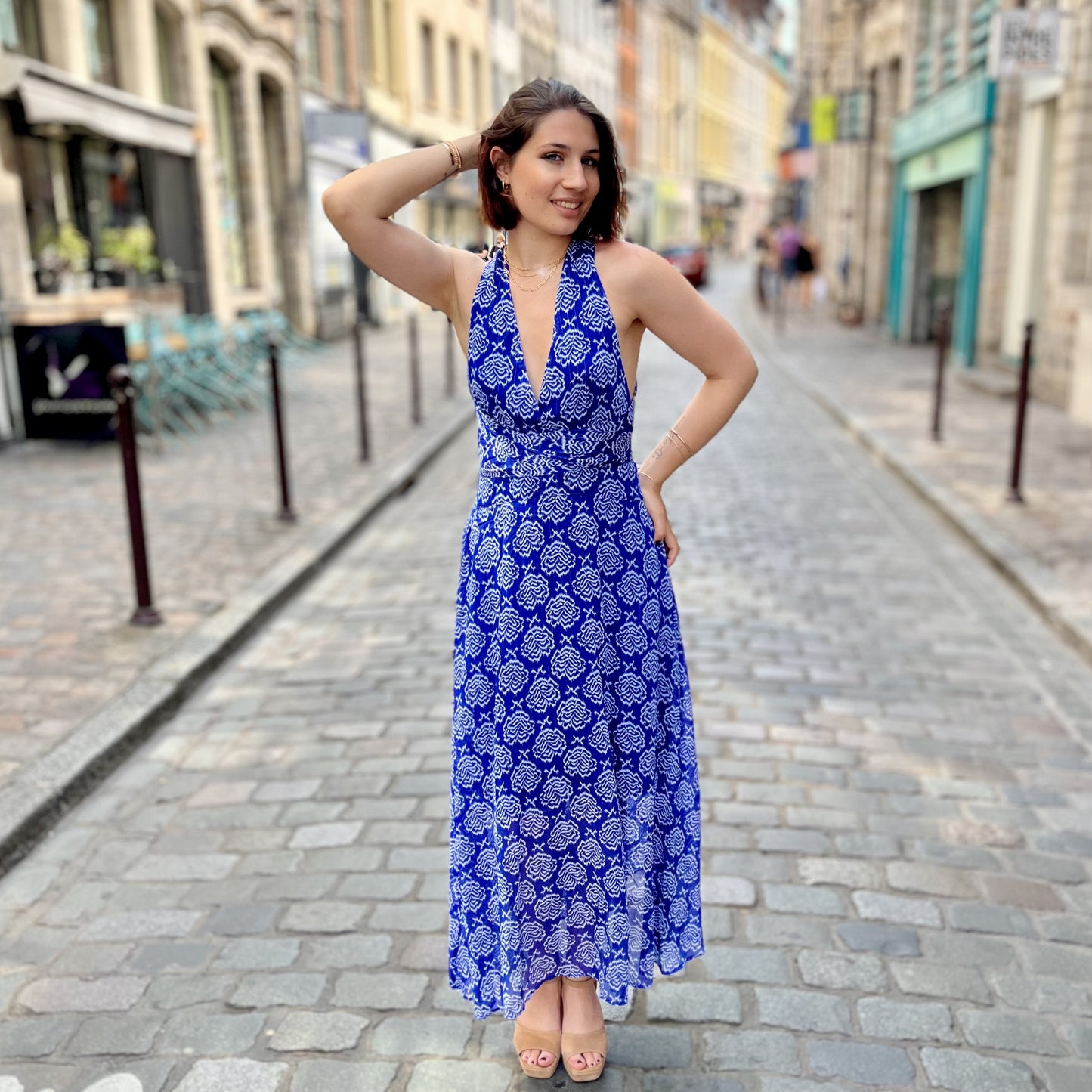 Robe longue dos nu ROYAL