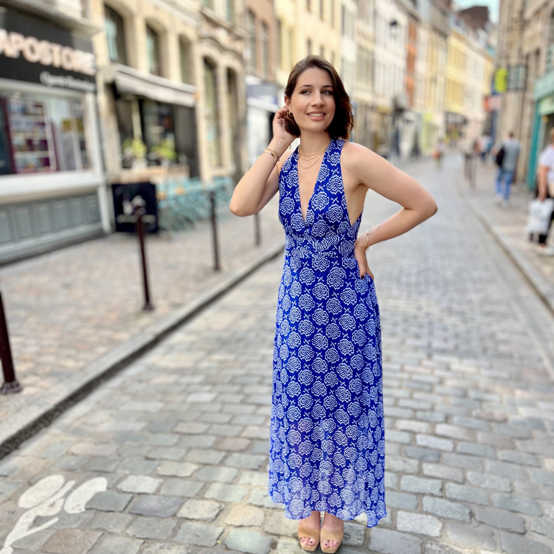 Robe longue dos nu ROYAL