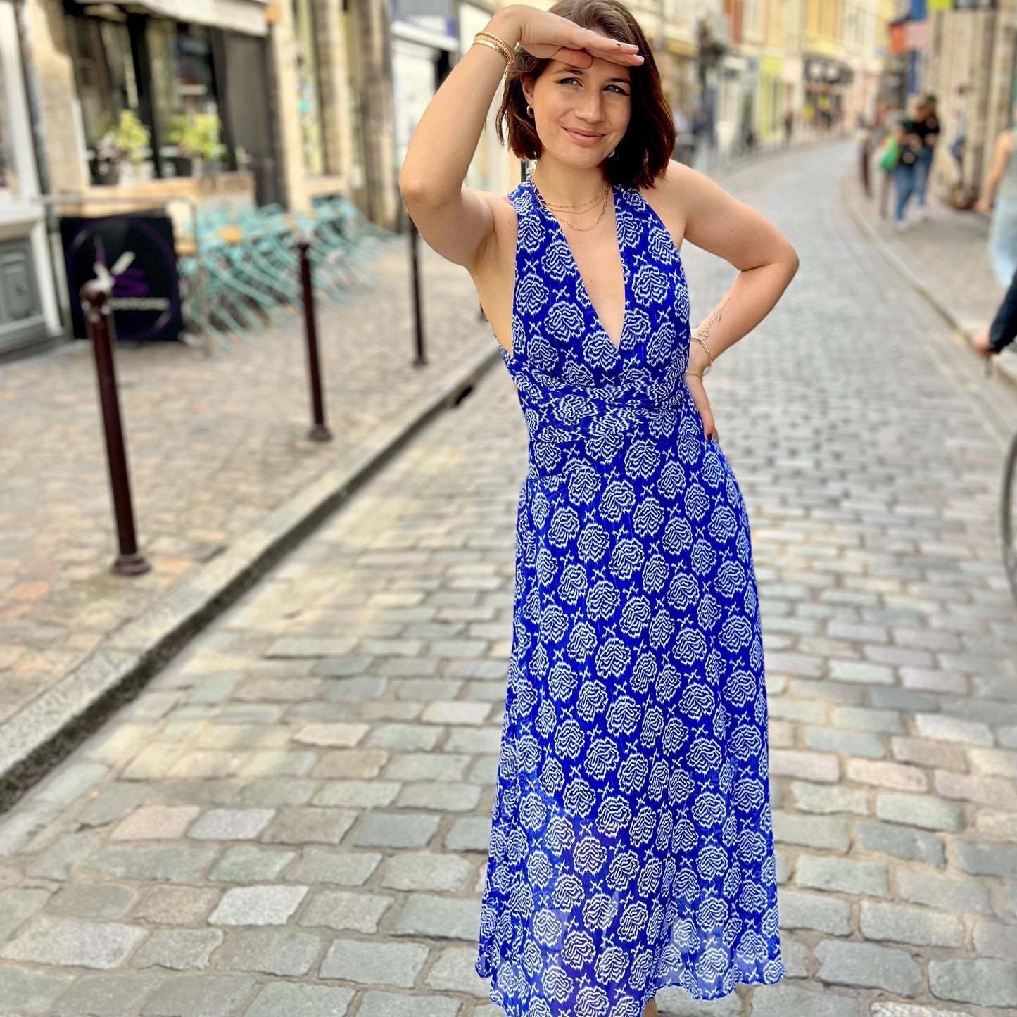 Robe longue dos nu ROYAL