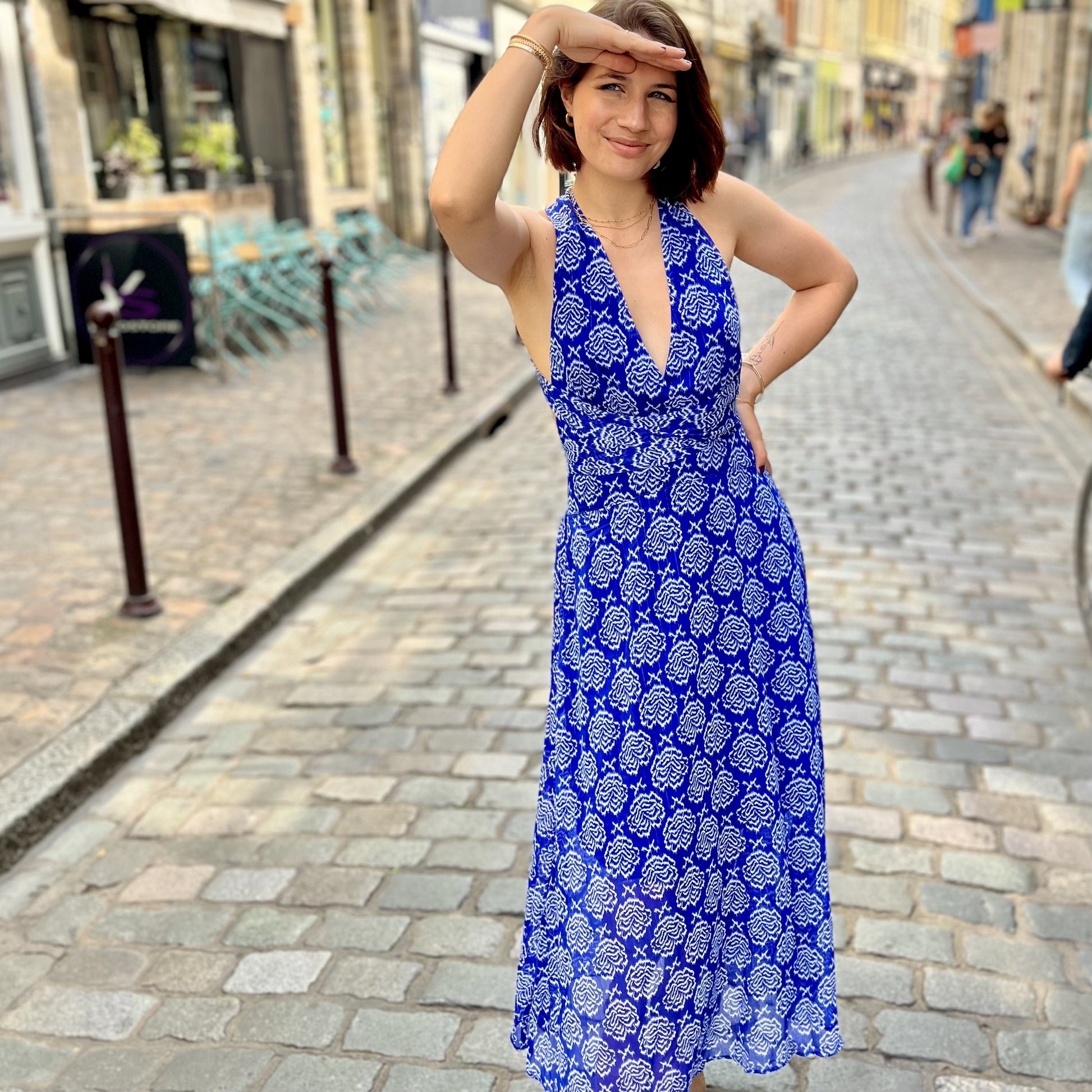 Robe longue dos nu ROYAL