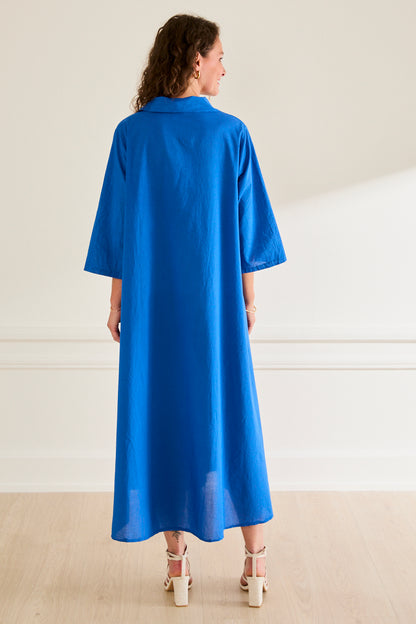 Robe longue en coton Ninon ROYAL