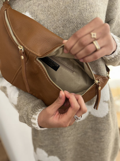 Sac banane moyen laurine CARAMEL