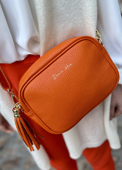 Sac en cuir Carmela ORANGE