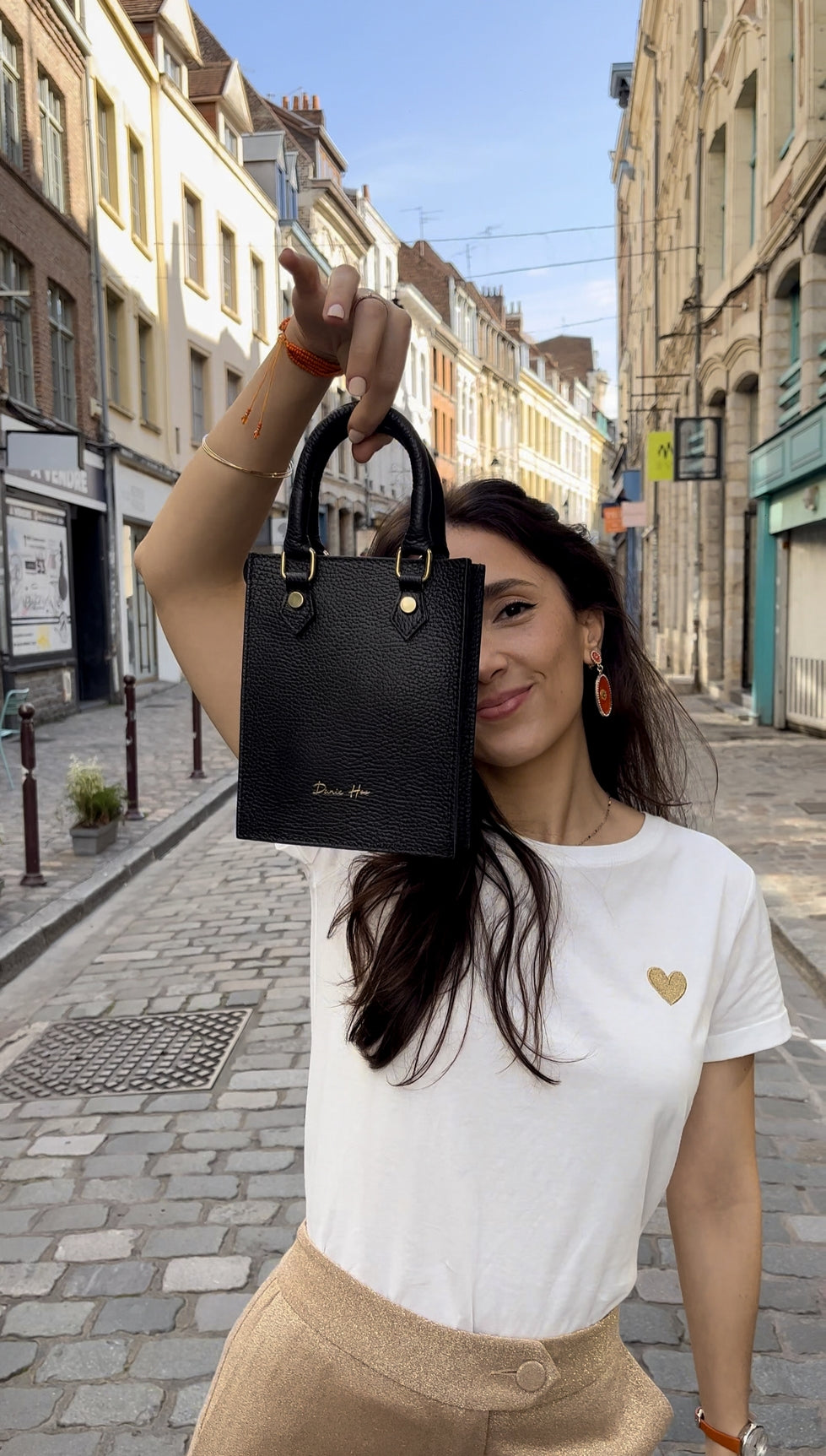Sac flap jane NOIR