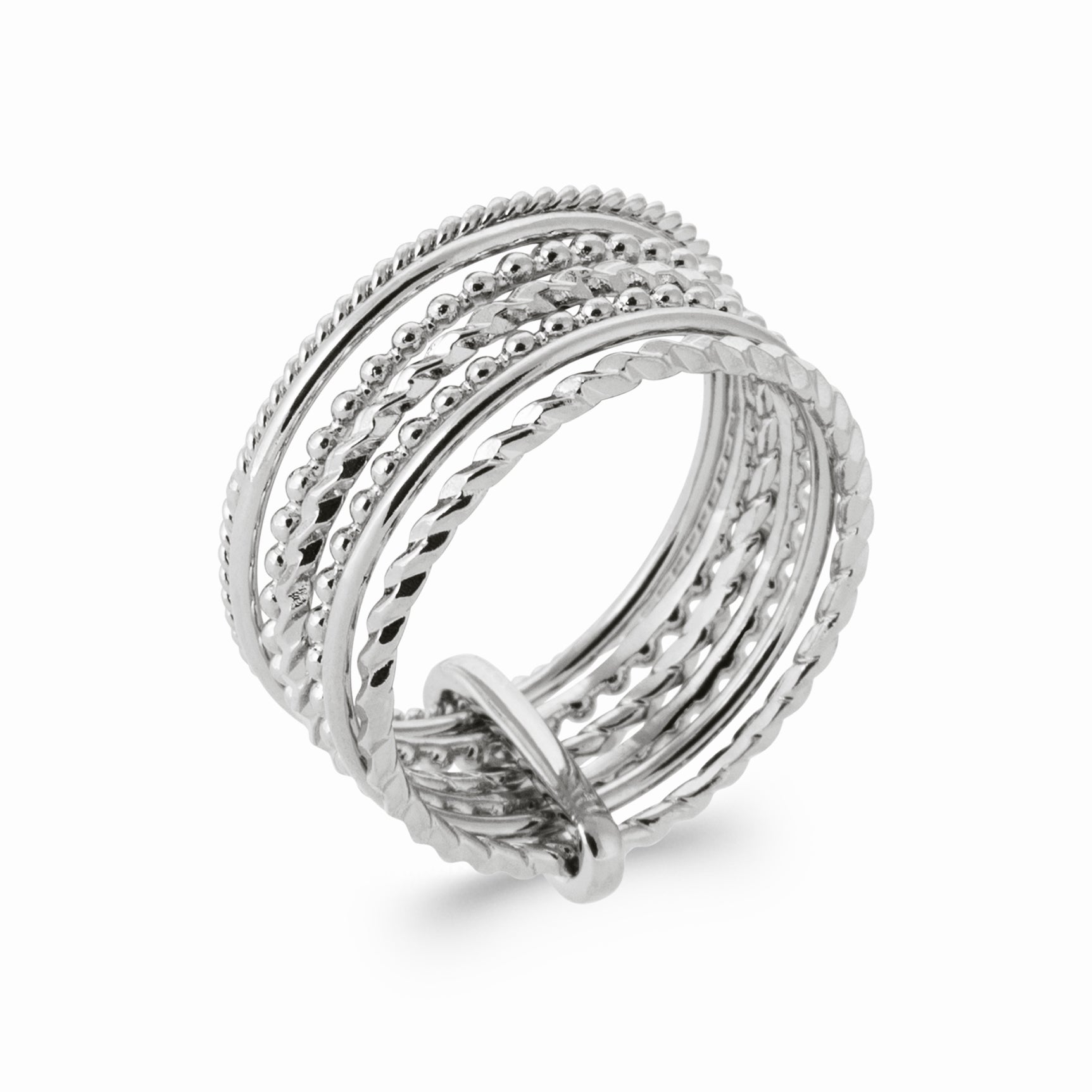 Semainier en argent rhodié 