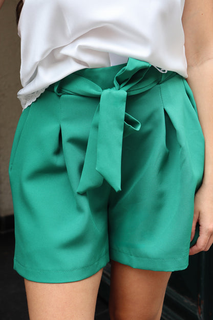 Short taille haute Tina VERT