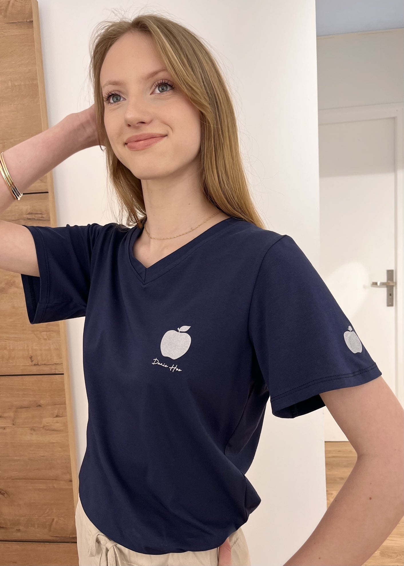 Tee shirt pomme MARINE
