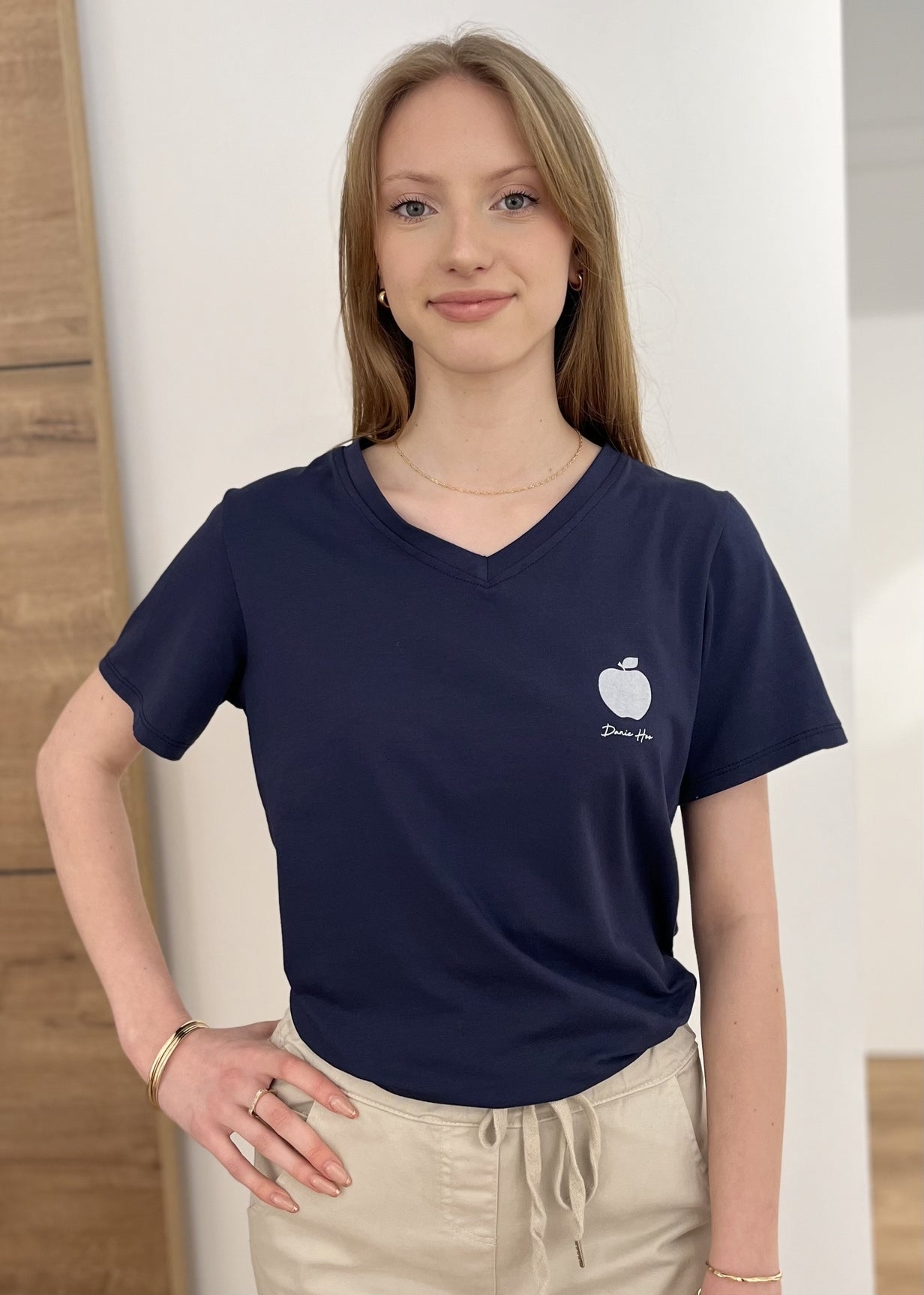 Tee shirt pomme MARINE