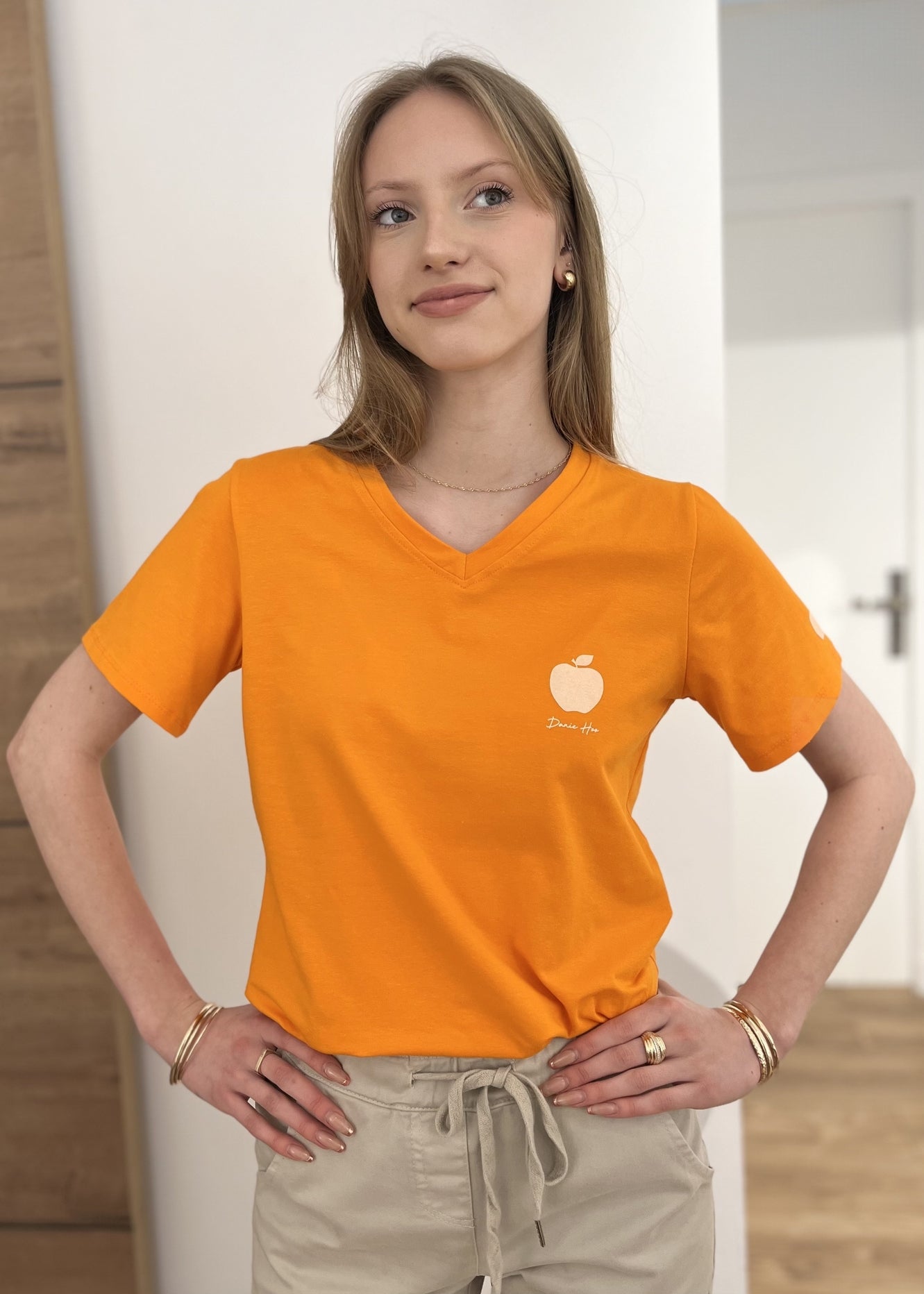 Tee shirt pomme ORANGE
