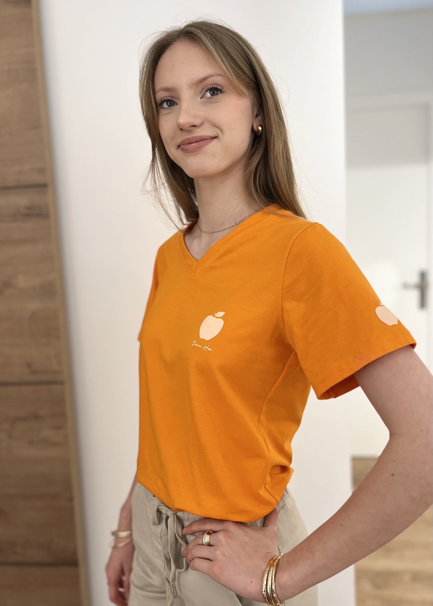 Tee shirt pomme ORANGE