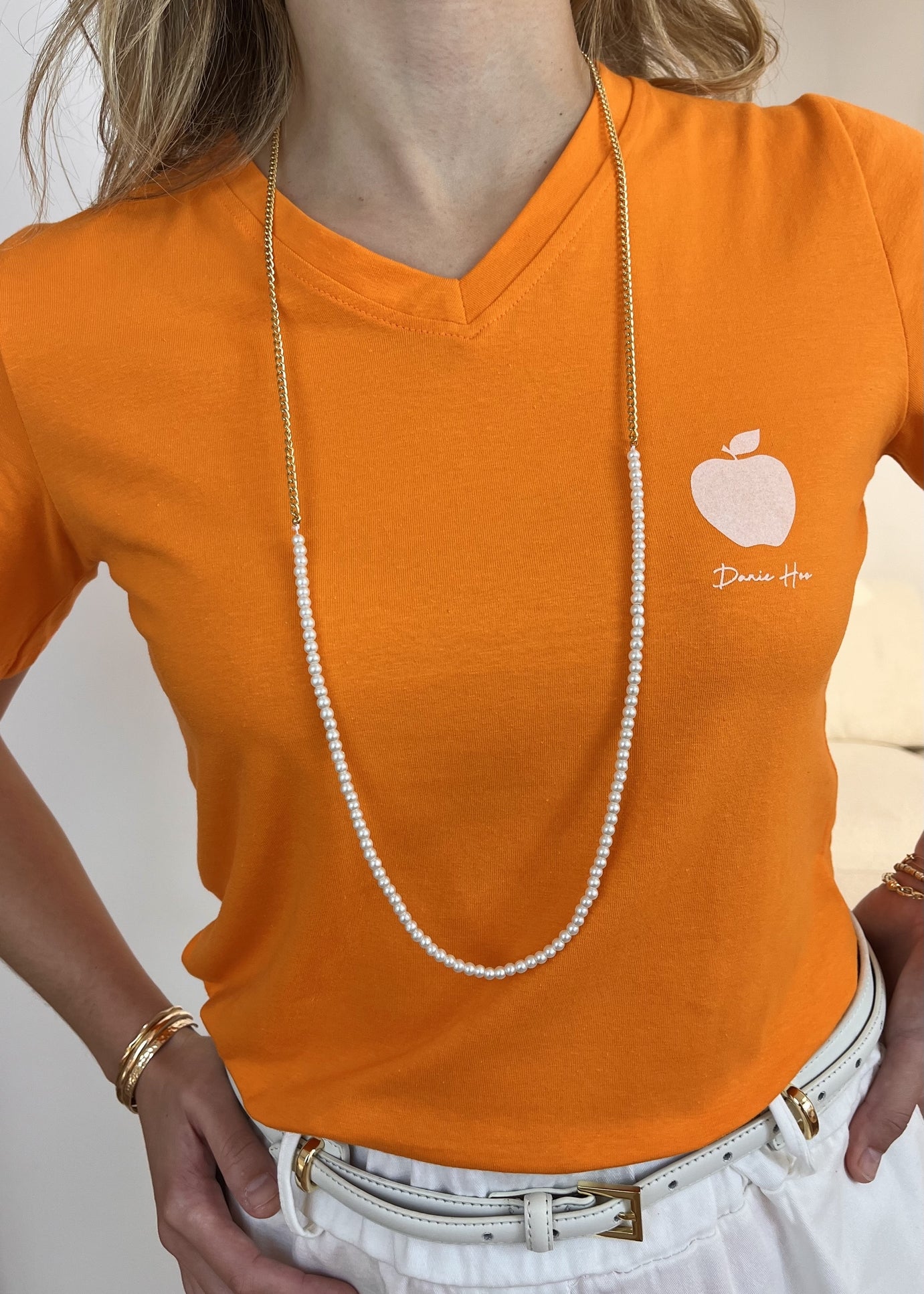 Tee shirt pomme ORANGE