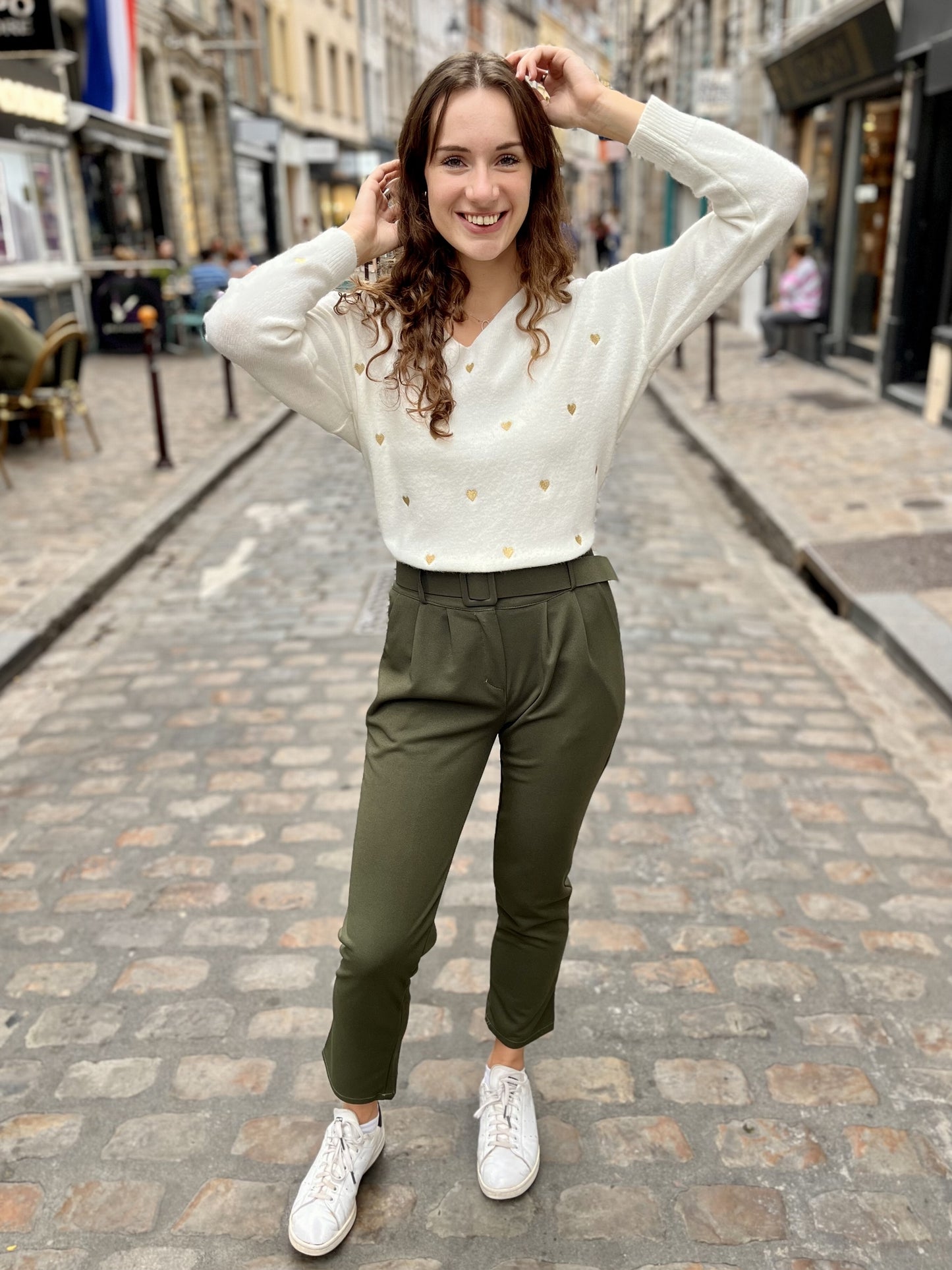 Pantalon fluide Barbara KAKI
