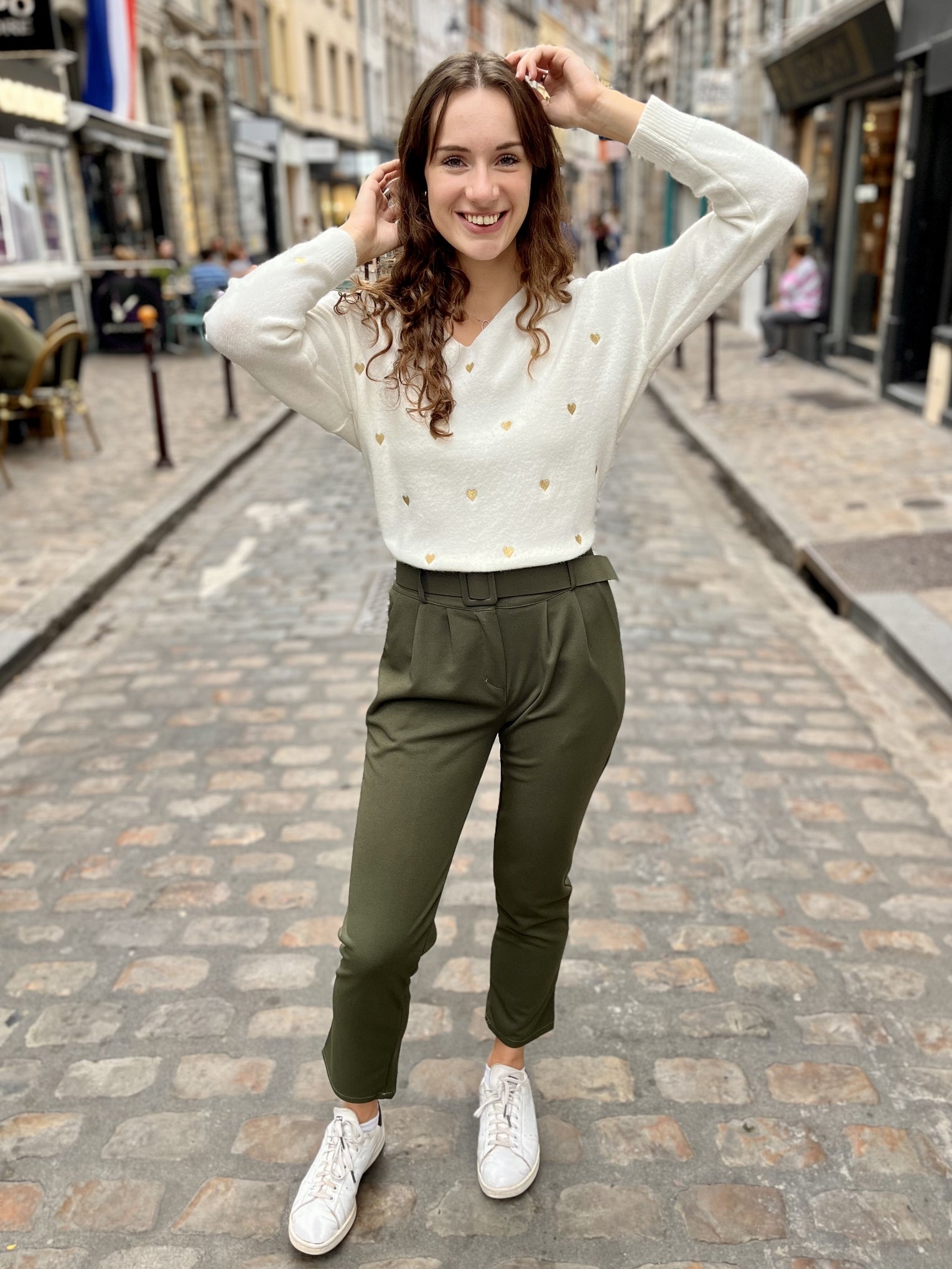 Pantalon fluide Barbara KAKI