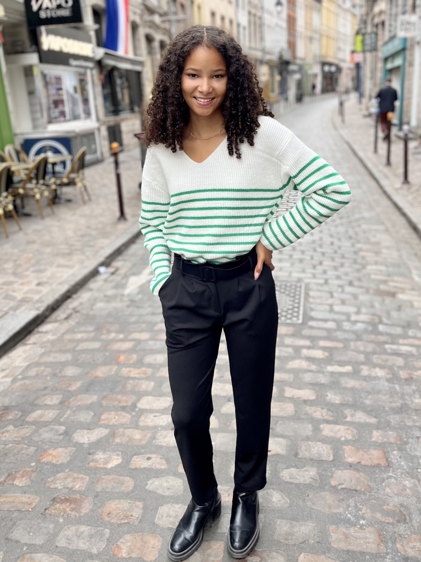 Pantalon fluide Barbara NOIR