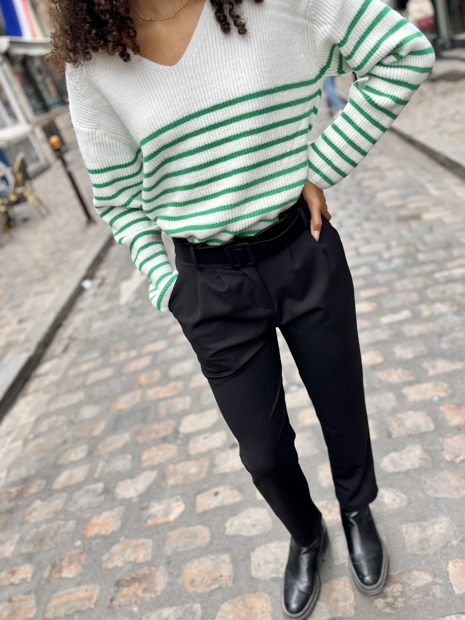 Pantalon fluide Barbara NOIR