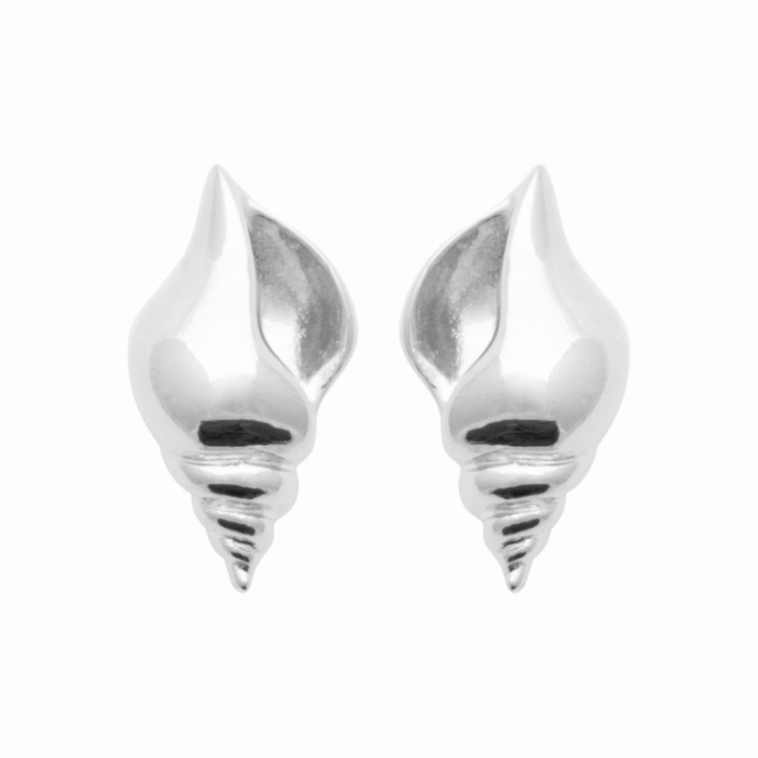 Puces argent rhodié