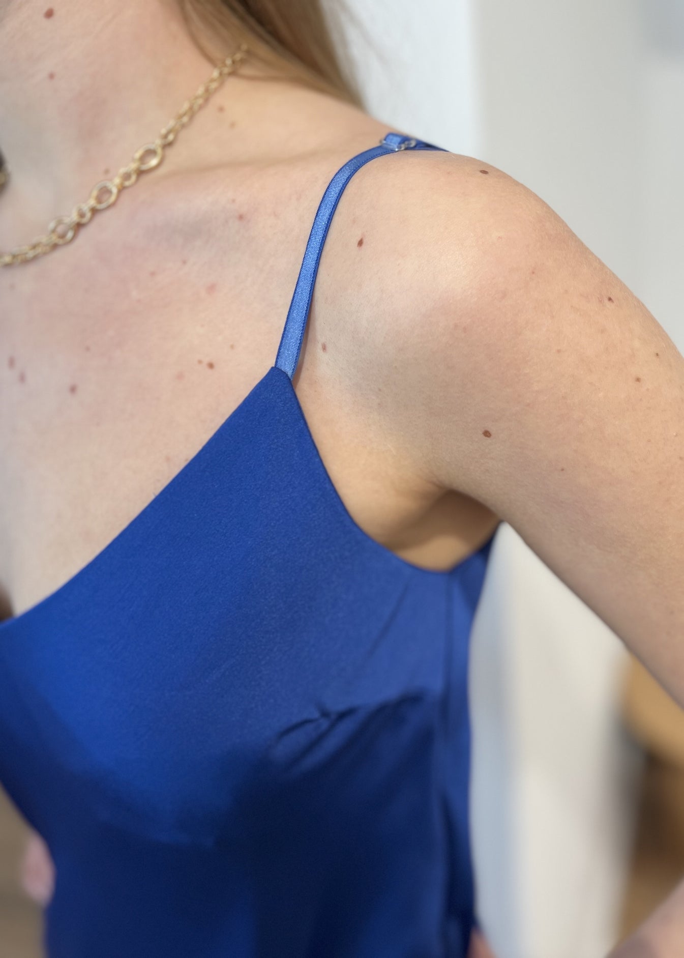 Robe longue plissée unie Armelle ROYAL