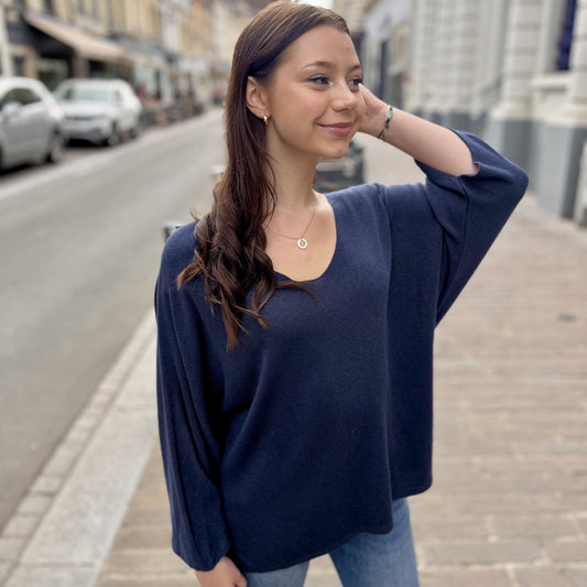 Pull chauve souris MARINE