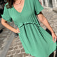 Robe courte VERT