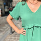 Robe courte VERT
