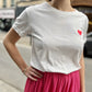 Tee shirt BLANC COEUR FRAMB