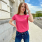 Tee shirt FRAMBOISE/DORE